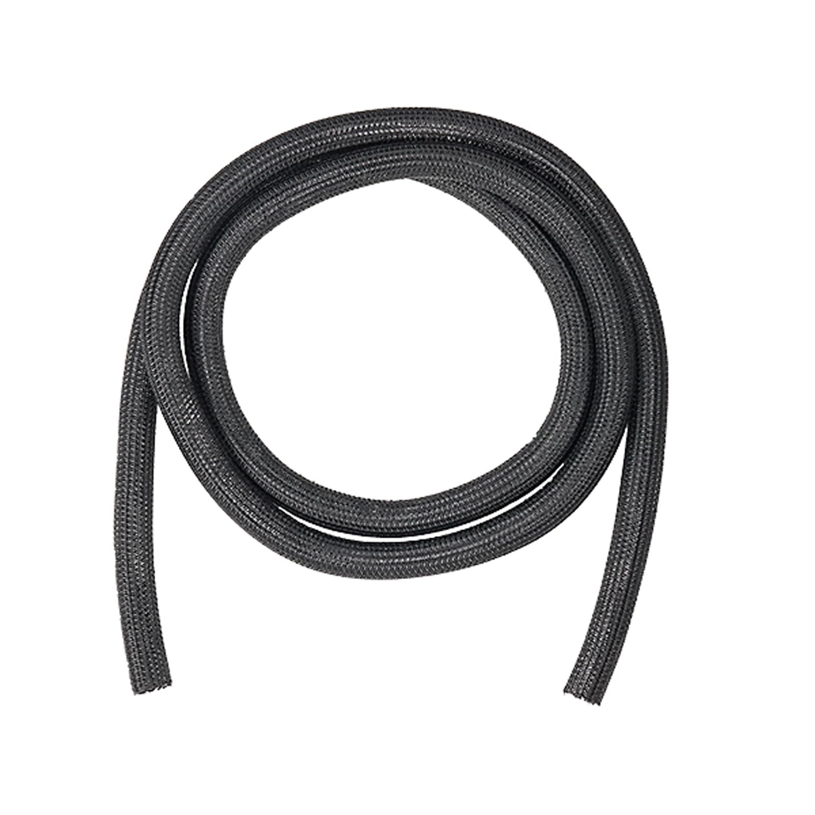Gaine tressée automatique Ø 2,5 cm noir 2 m pour câbles