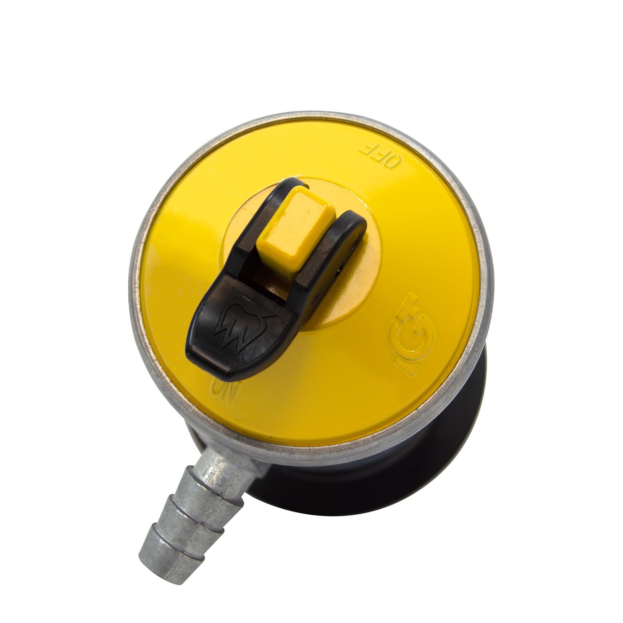 CABLEPELADO Regulador Botellas Gas Butano o Propano | Presión nominal (entrada): 50 mbar | Caudal garantizado: 1.5 kg/h | Tipo de gas: GLP-B/P | Para cocinas, quemadores de hostelería, paelleros