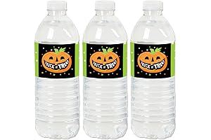 20-Pack Pack of Halloween Juice Box Labels