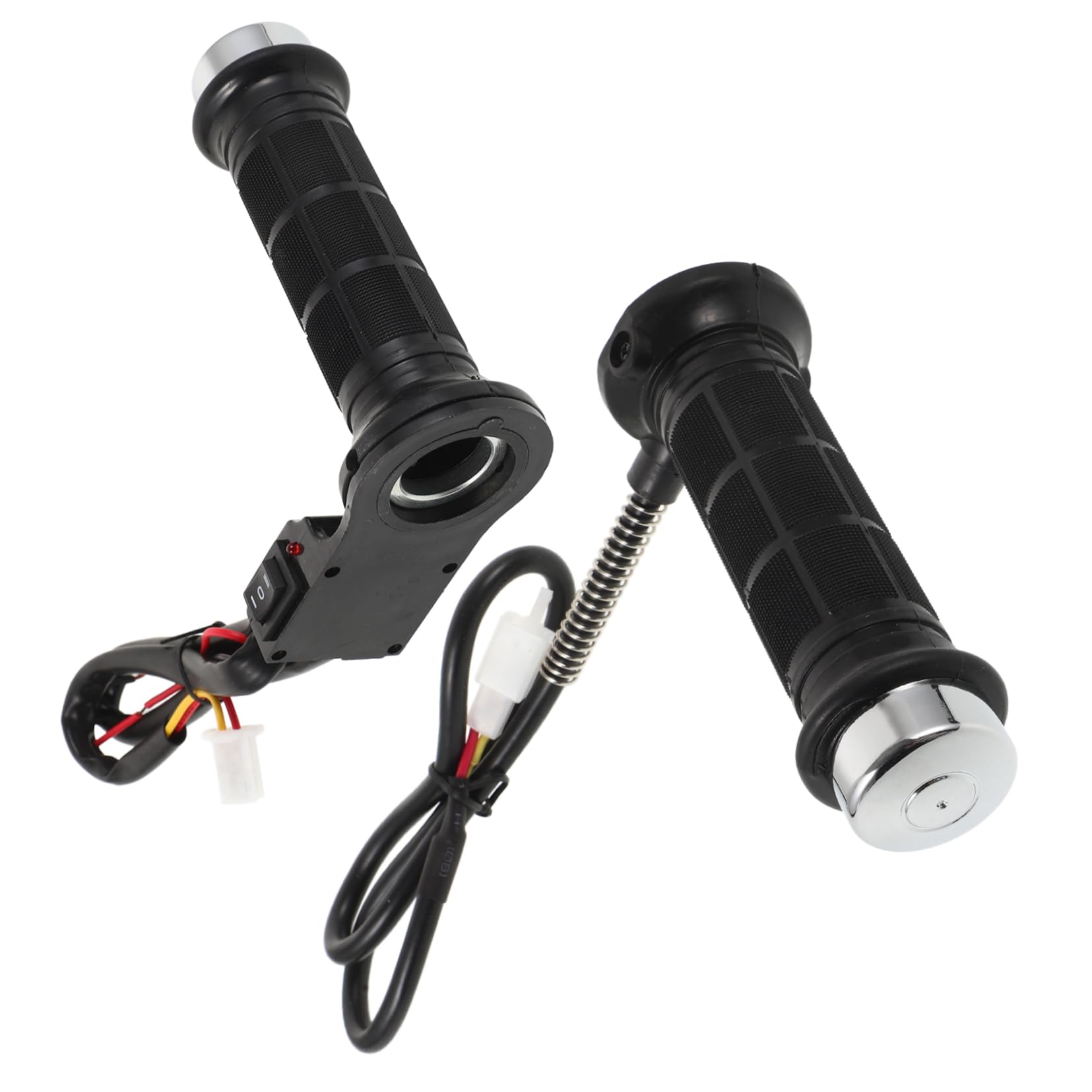 POPETPOP 1Paio Manubri Riscaldati per Manopole Elettriche Impermeabili con Installazione Facile Compatibili con Vari per Comfort Guida