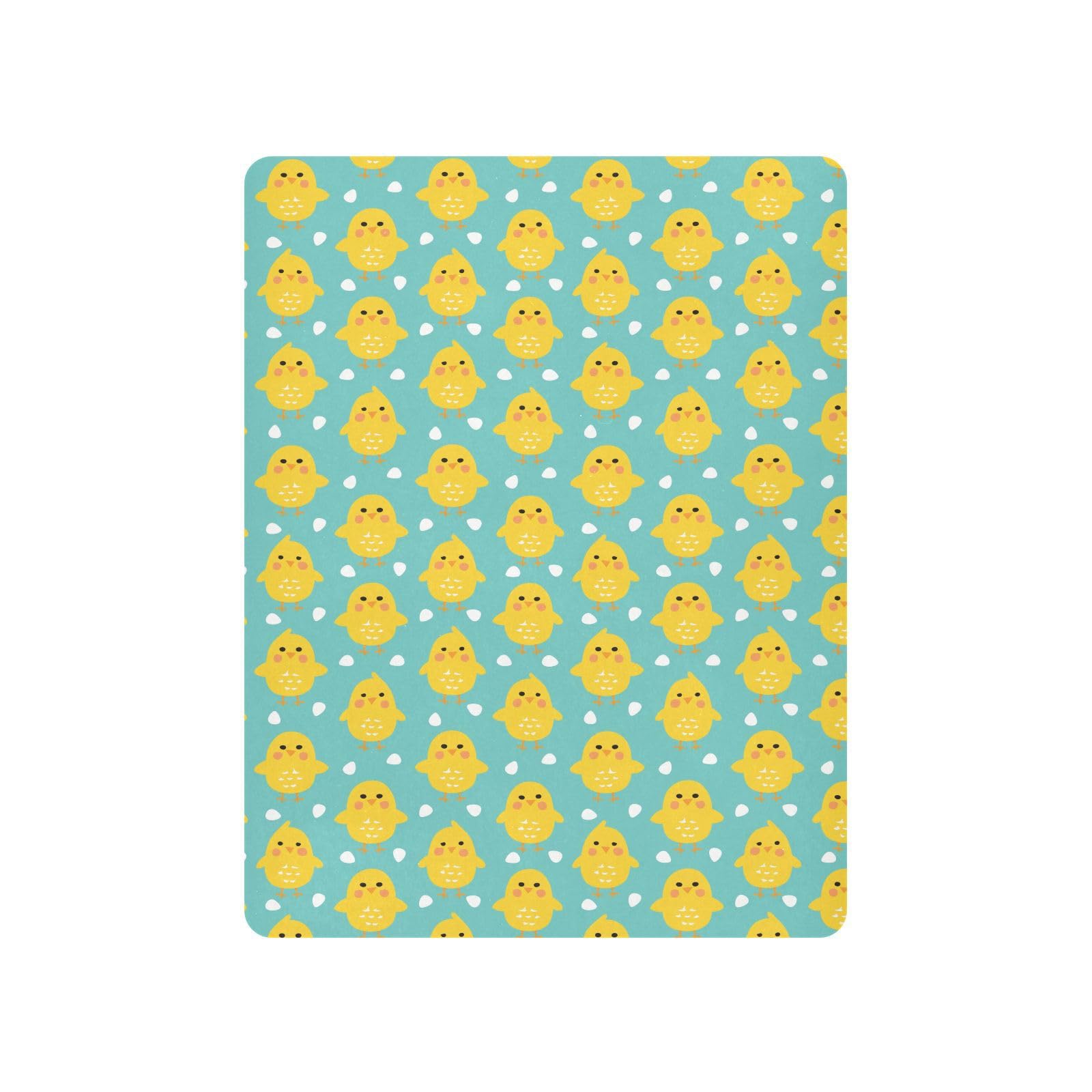 JIPONI Cute Chicken Soft Playard Sheet- Pack & Play Sheets Fitted, Breathable Mattress Cover for Standard Size Play Yard, 39’x27’x5’