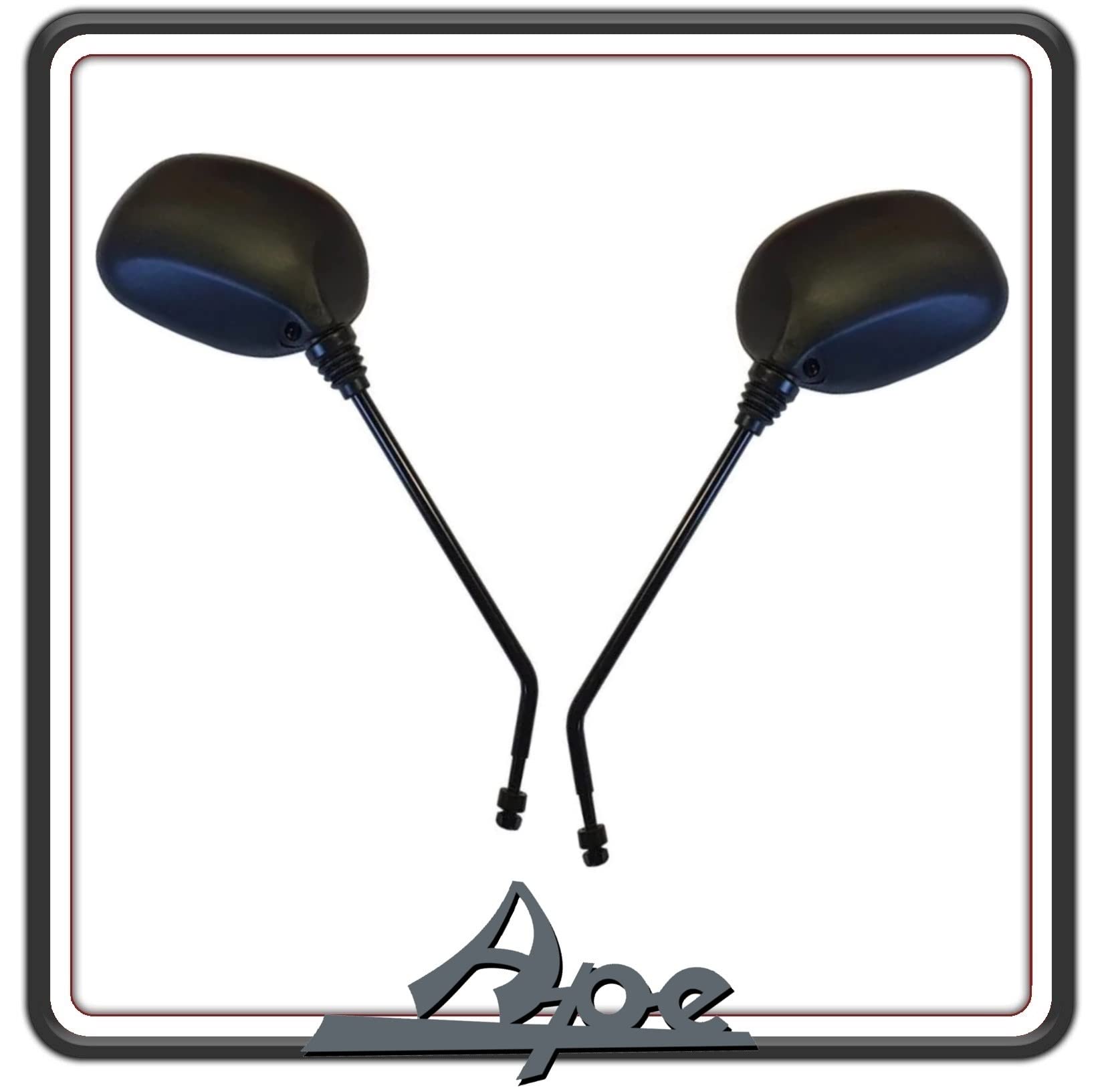 Kit 2 Specchi Retrovisori Compatibili Per Piaggio Ape TM 703 – Sostituzione Perfetta, NON Originali