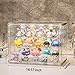 BOHOIDEE 4 Tiers Clear Display Case for Figures, Acrylic Storage Organizers Box with Magnetic Door, Large Dustproof Showcase for Collectibles Action Figure