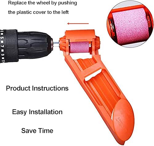 Miniatura 4 de Accesorio de lijado de taladro, afilador de brocas, restaura la nitidez del taladro, apto para tareas de mejora del hogar y talleres de garaje, se