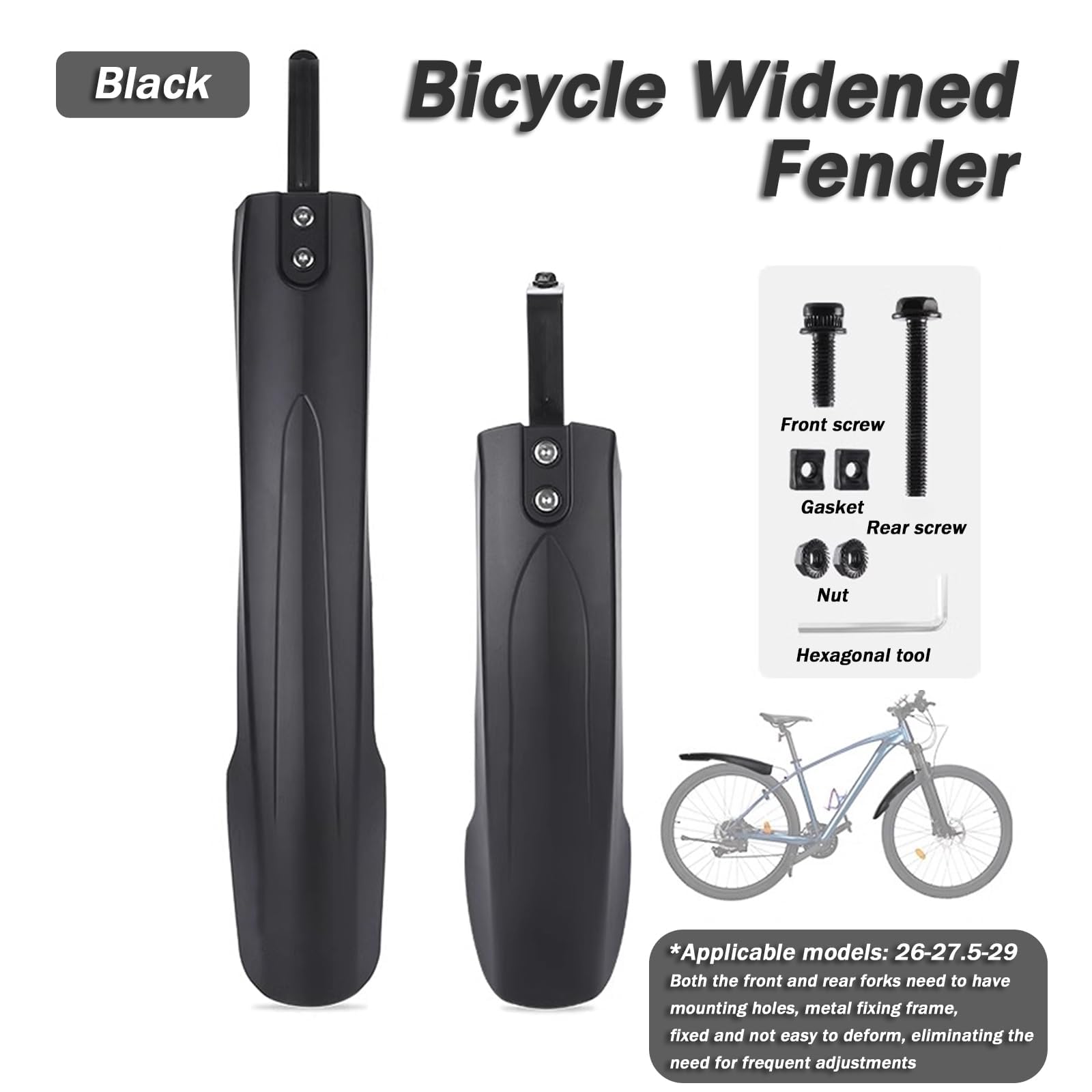 GLSDC Fahrrad Schutzblech Set für Focus THRON² 6.8 2021