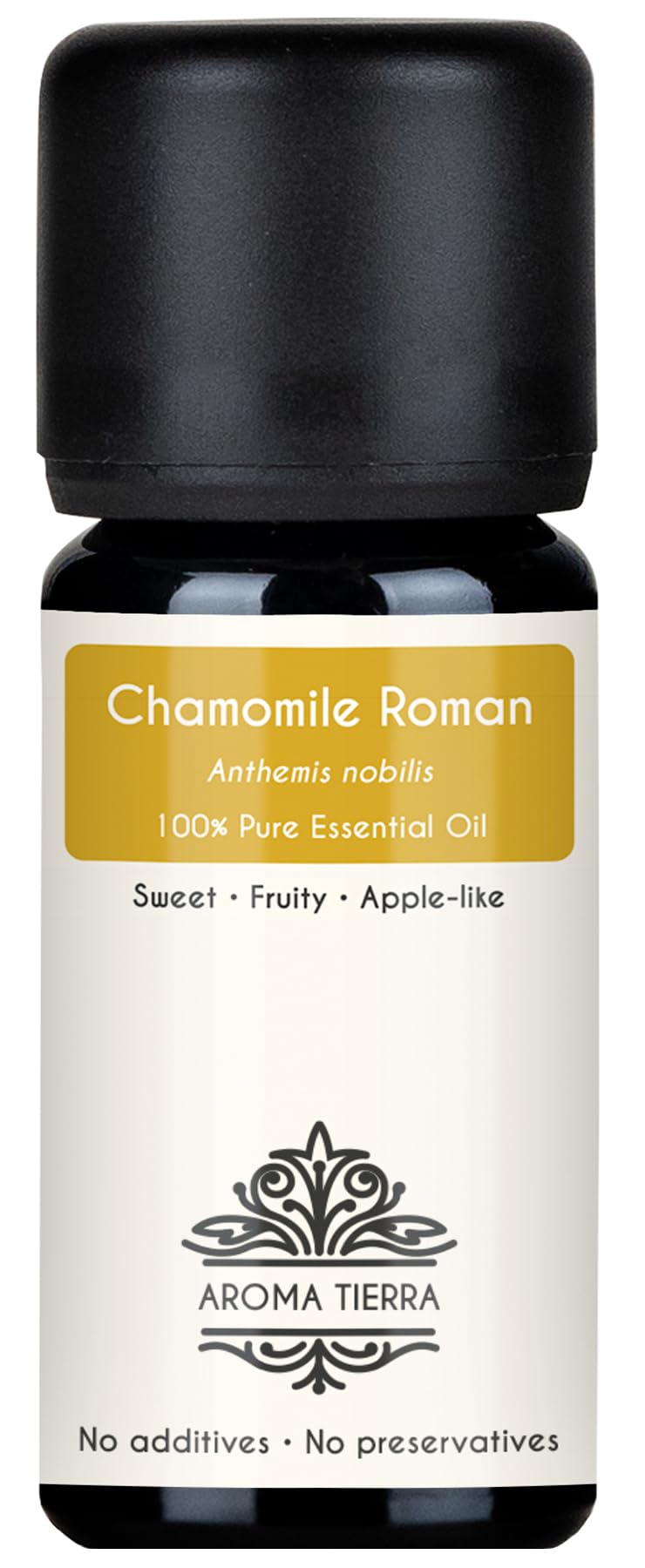 Chamomile Roman Essential Oil 10ml - 100% Pure & Undiluted - Sweet-Floral & Calming - For Skin Care, Aromatherapy, Sleep, Relaxation & Diffuser