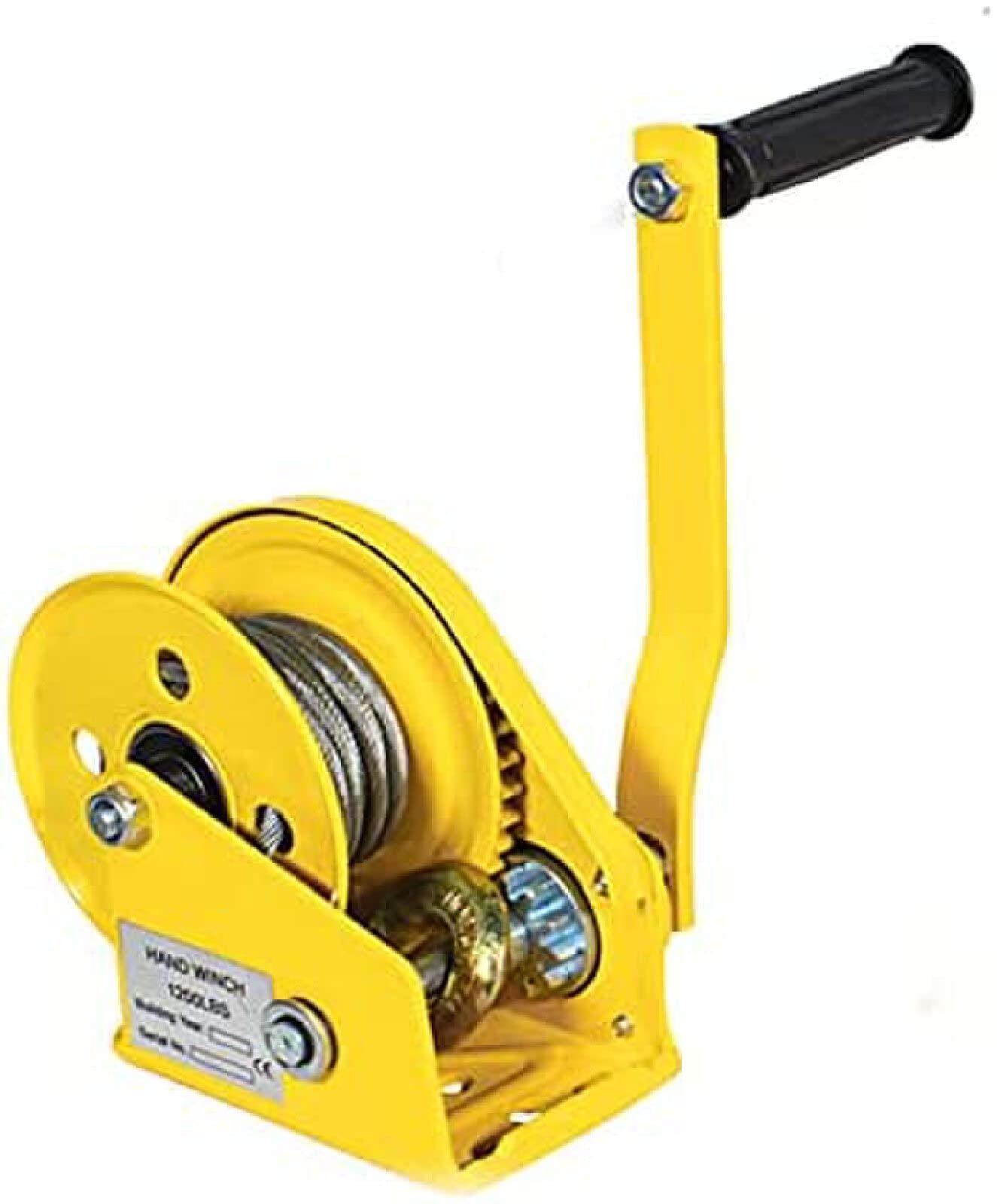 Treuil manuel avec frein pour remorque de bateau et VTT capacité 544 kg