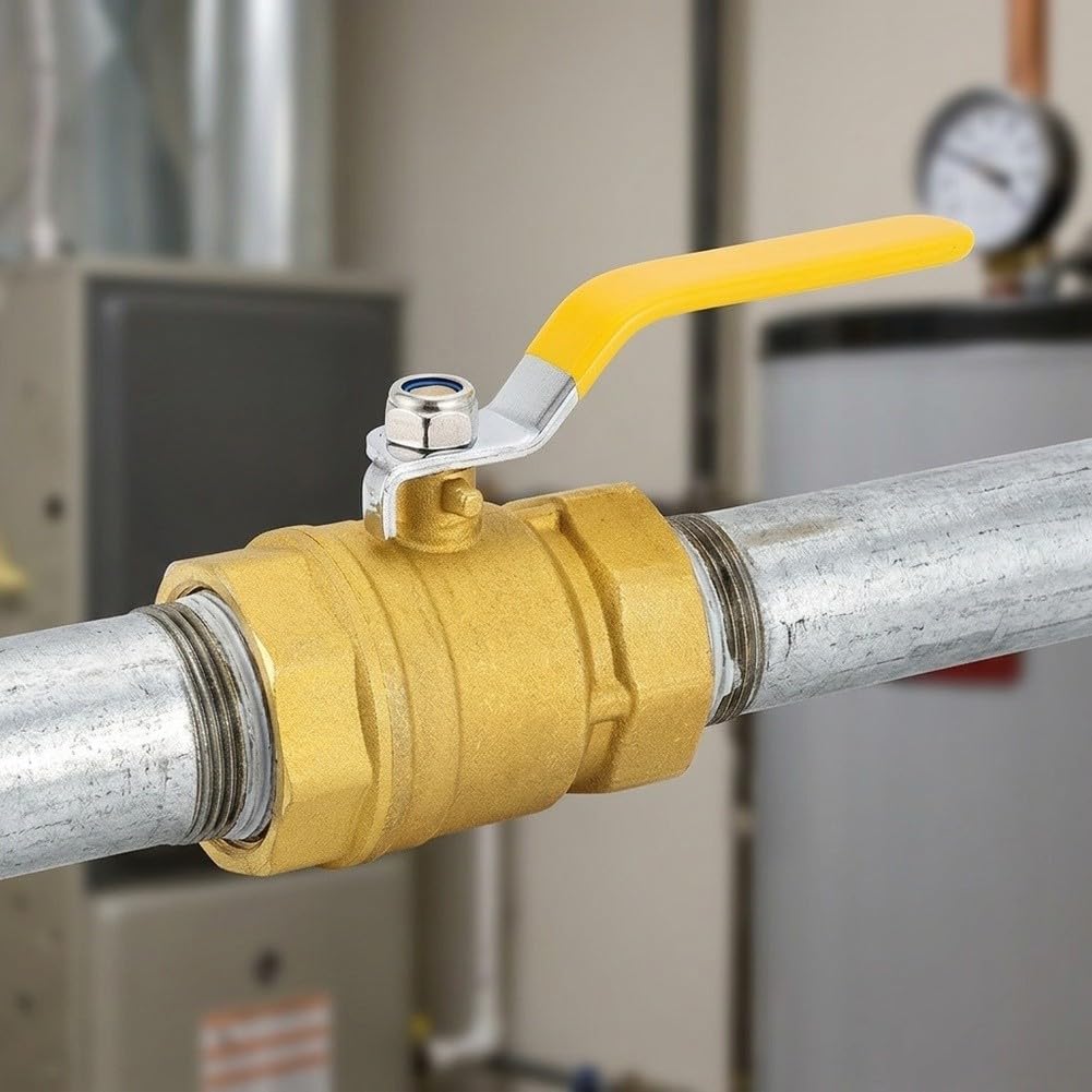 Válvula Gas para latón Rosca Interior Conexión 4 6 Válvula Gas(6 points)