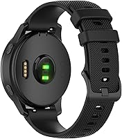 Vista 8 de Compatible con Garmin Vivoactive 4/Venu 3/Forerunner 255 265 Bandas, correa de silicona deportiva para Vivoactive 4/Venu 3/Forerunner 255 265