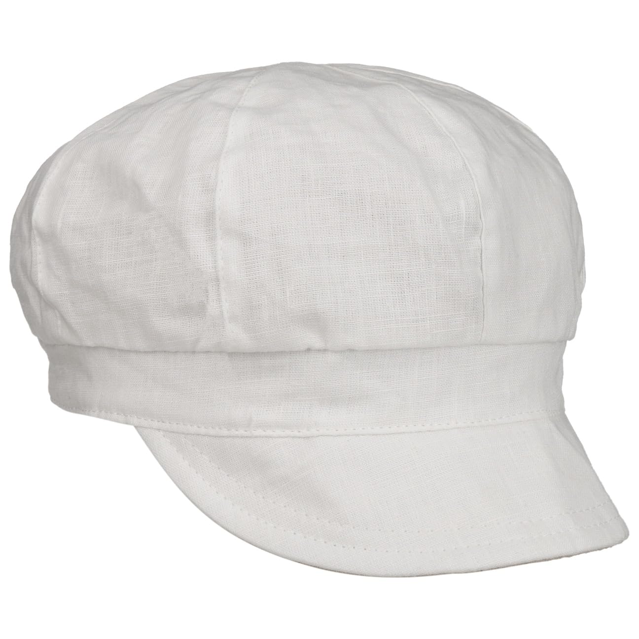 Lipodo Casquette Gavroche Reversible en Lin Bicolore Femme Printemps Ete