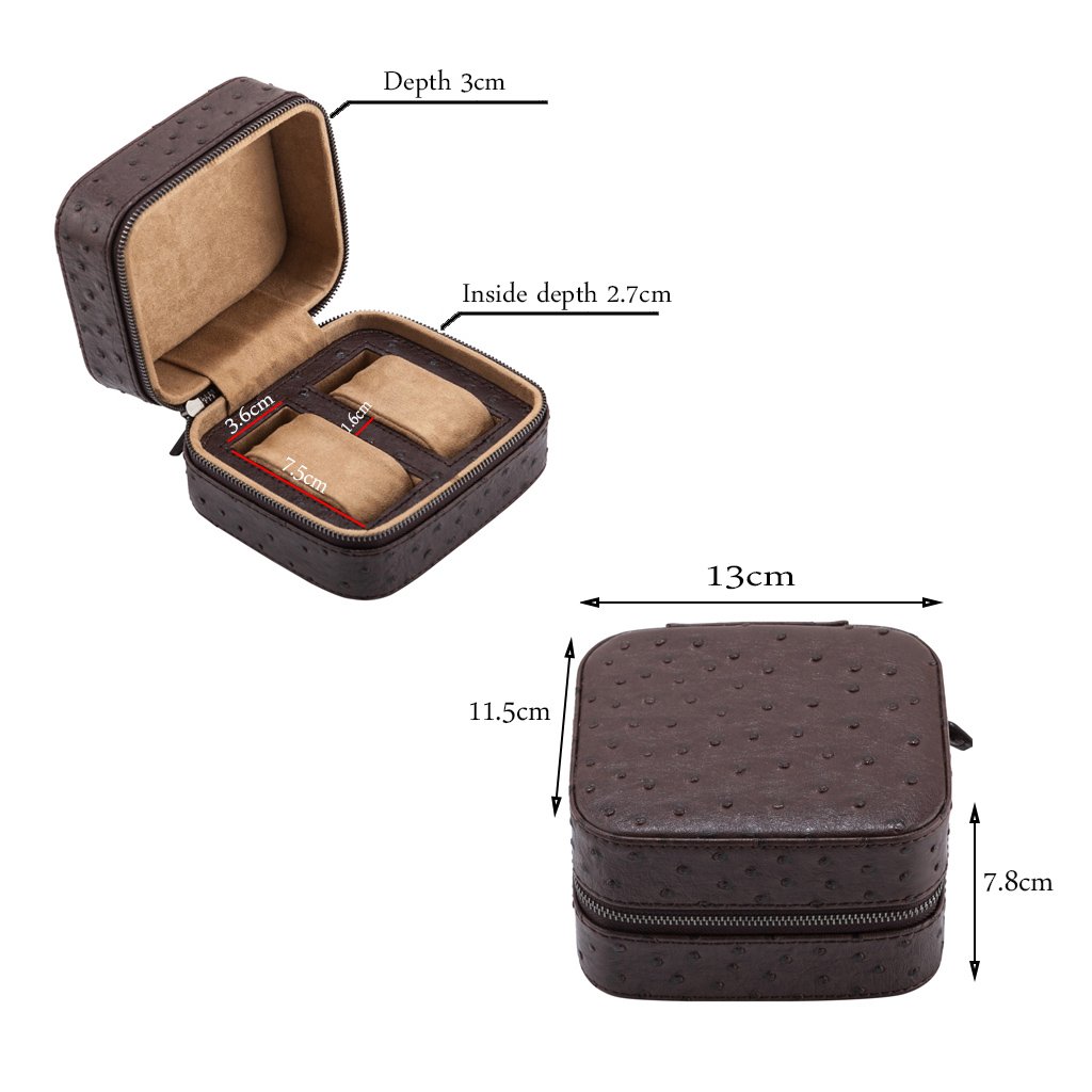 2 Contenitori Trasparenti Per Orologi - Scatola Portagioie Con Spugna, Per Collezione E Regalo - Foto 9