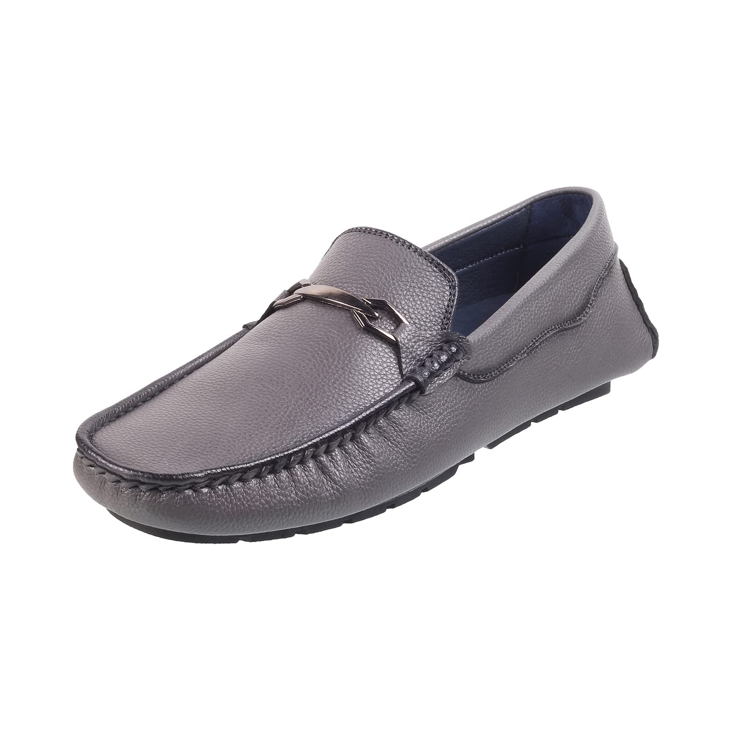 Mochi Men Grey Leather Moccasin UK/9 EU/43 (71-8697) (B0BWN4Q6GH) Amazon Price History, Amazon Price Tracker
