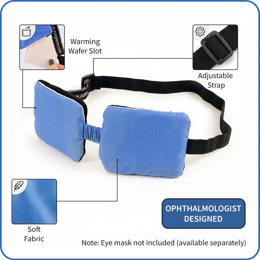 Eyegiene Insta-Warmth Eye Mask Refills 60 Warmers, Replacement Self-Warming Inserts for the Eyegiene Reusable Mask, Gentle Consistent Warmth for Tired Dry-Feeling Eyes and Eyelid Comfort