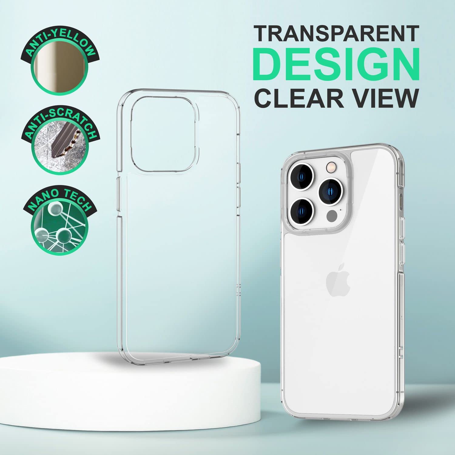 NALIA Custodia 360° per iPhone 14 Pro Max - Protezione Totale NALIA Custodia 360° per iPhone 14 Pro Max - Protezione Totale