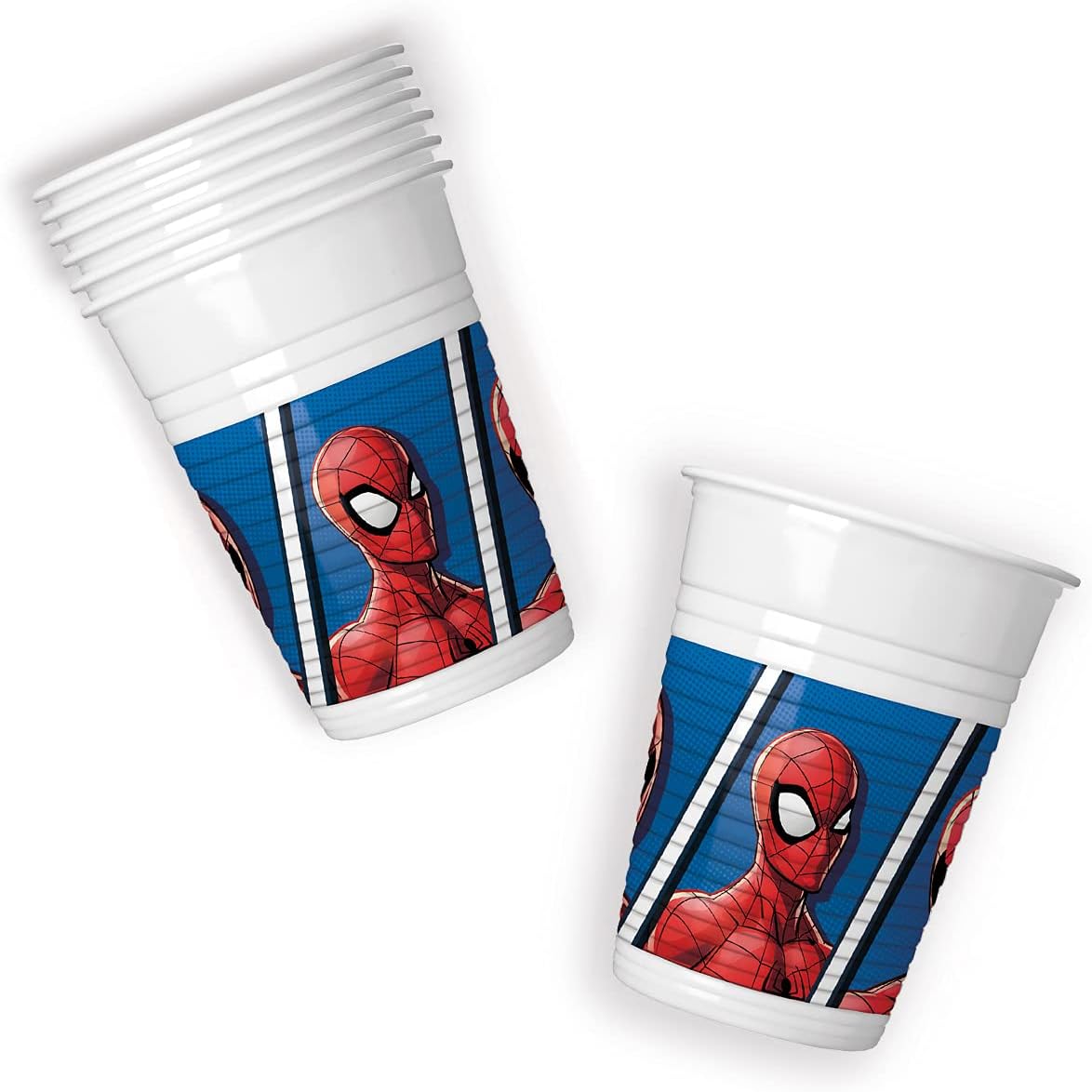 Procos 93554P 93554 Cups Spiderman Team, Multi Colors