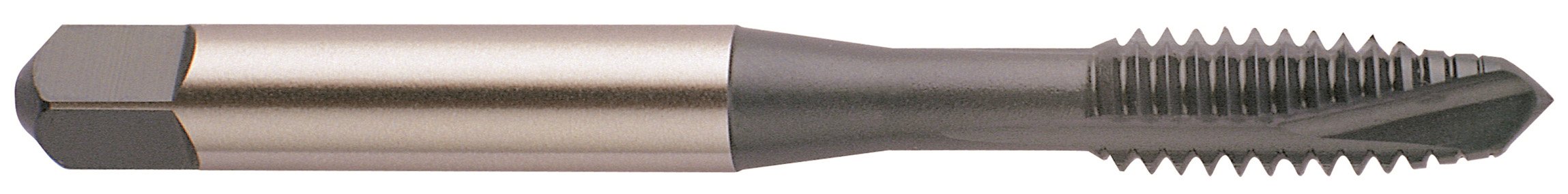 YG-1 J6 Series Premium HSS Spiral Pointed Tap, Hardslick Coated, Round Shank with Square End, Plug Chamfer, 5/8