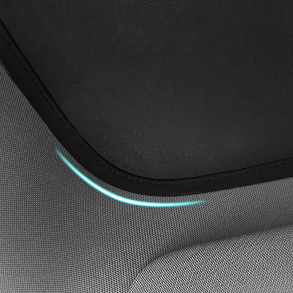 dla Tesla Model Y Juniper 2025 Nowa aktualizacja klamry z lodowym płótnem na słońce, osłony przeciwsłoneczne dachowe przednie tylne szyby dachowe okno dachowe akcesoria (czarne)