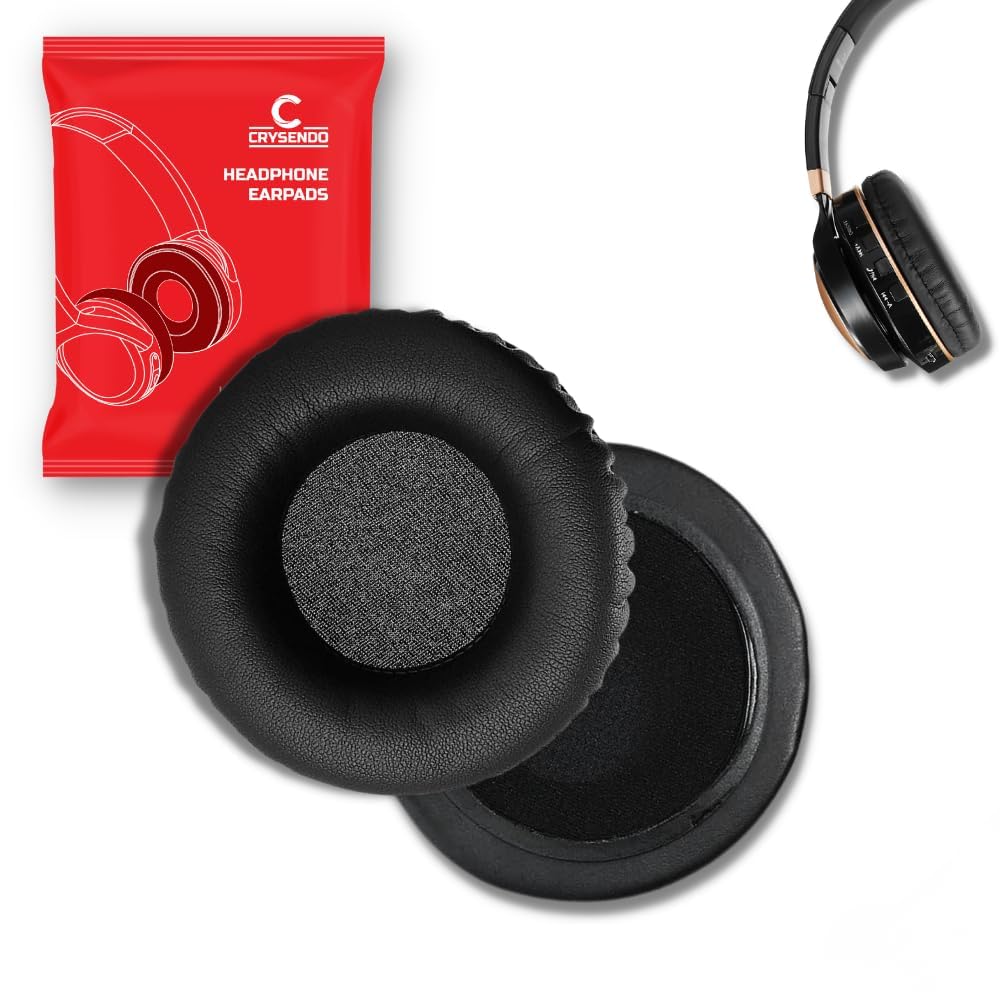 Crysendo Headphone Cushion 60mm / 6cm Headphone Cushion for JABRA Evolve 30 Headset | Replacement Headphones Cushions Pads PU Leather & Upgraded Soft Foam (Black)-image-33