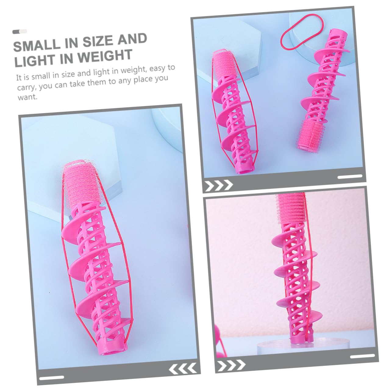 OUNONA 2pcs Flexible Perm Rods for Styling Long Hair DIY Hair Rollers for Effortless Curls Non Damaging for Home Salon Use and Spirals