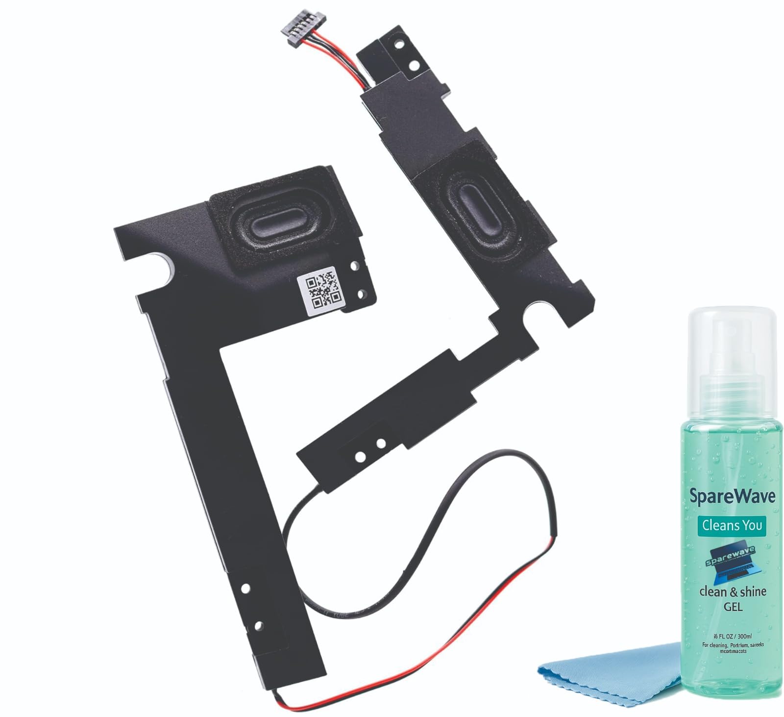 Compatible Laptop Internal Speaker for HP OMEN | 15CE | 15-CE | TPN-Q194 | 15-CE031TX | 15-CE011DX | 15-CE198WM | L & R Set | Comes with Complimentary Laptop Clean & Shine Gel |-image-35