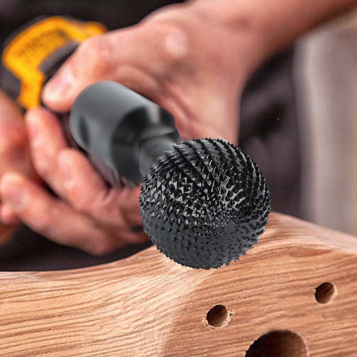 Fresa A Sfera M14 Per Legno | 2 Pezzi Da 10 E 14 Mm | In Acciaio Al Carbonio | Per Smerigliatrice Angolare 115/125 Mm - Foto 9