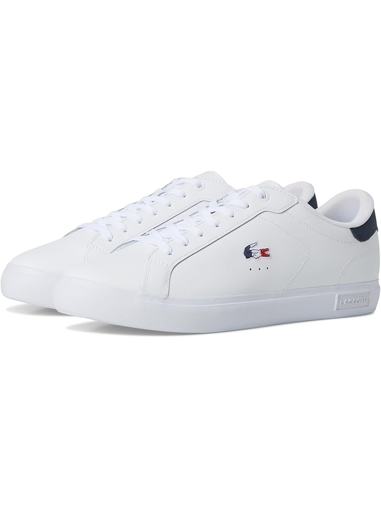 Multi Lacoste Powercourt Leather Sneakers