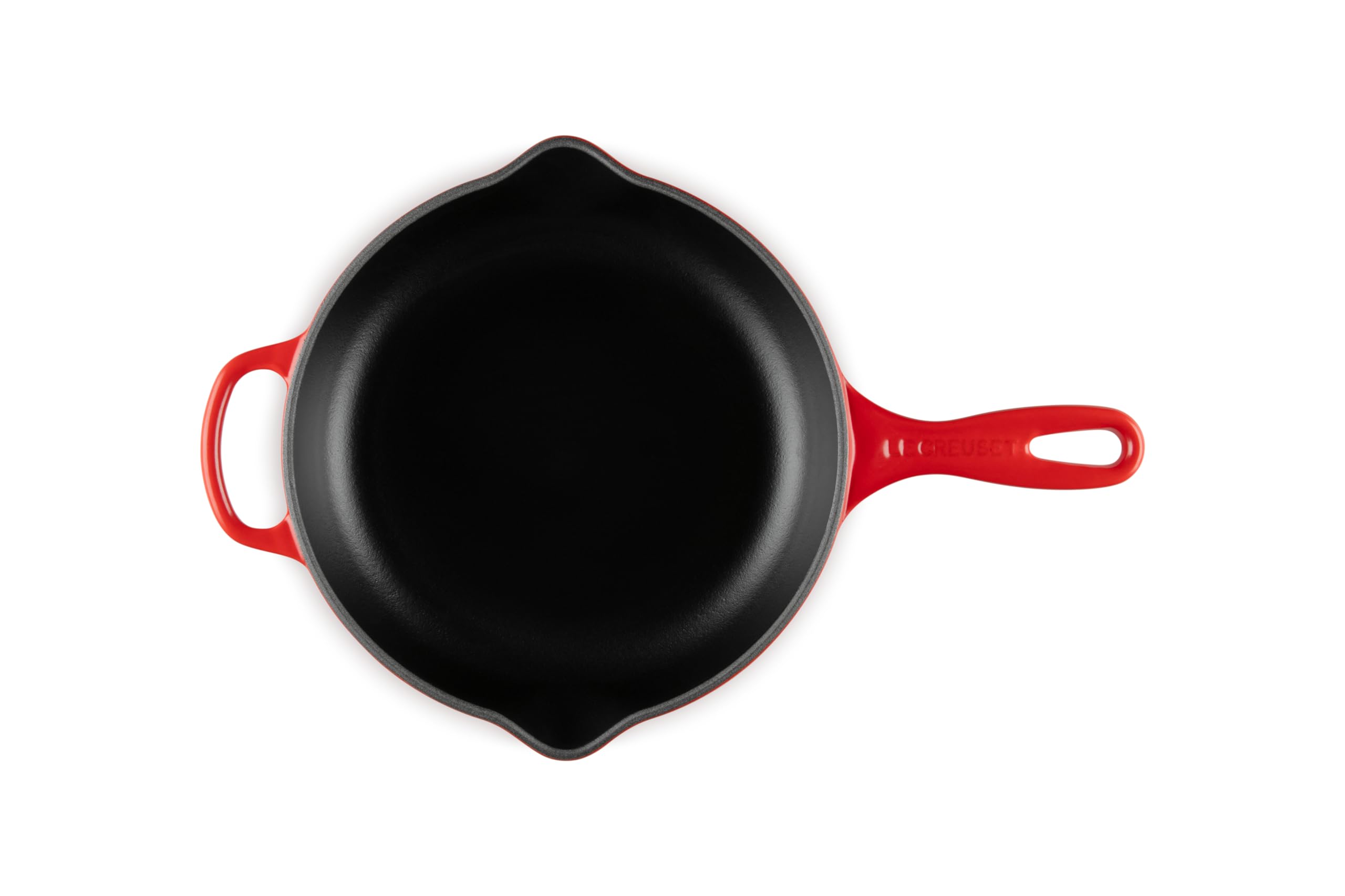 LE CREUSET Sartén skillet redonda de hierro fundido, diámetro 23 cm, Cereza, 20182230600422