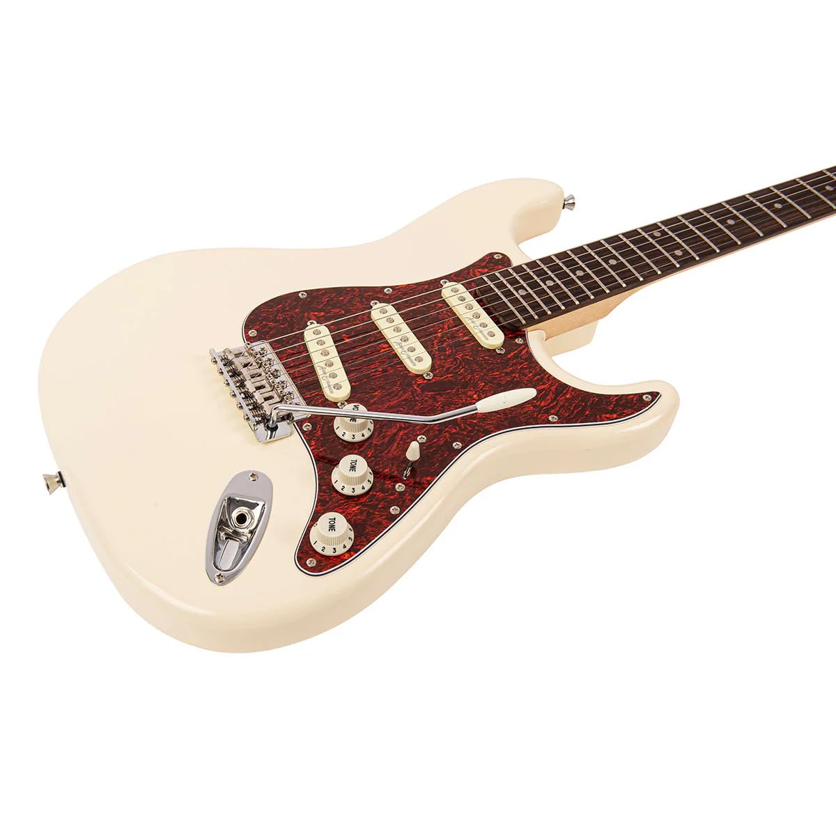 VINTAGE V60 Serie Posavasos Guitarra Eléctrica - Blanco VINTAGE