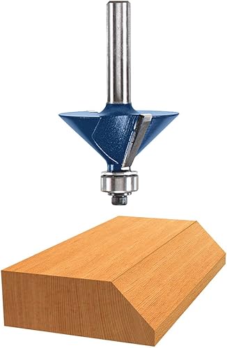 Miniatura 7 de BOSCH RBS006 - Juego surtido de brocas de enrutador multiusos con punta de carburo de 1/4 pulgadas con estuche de almacenamiento incluido