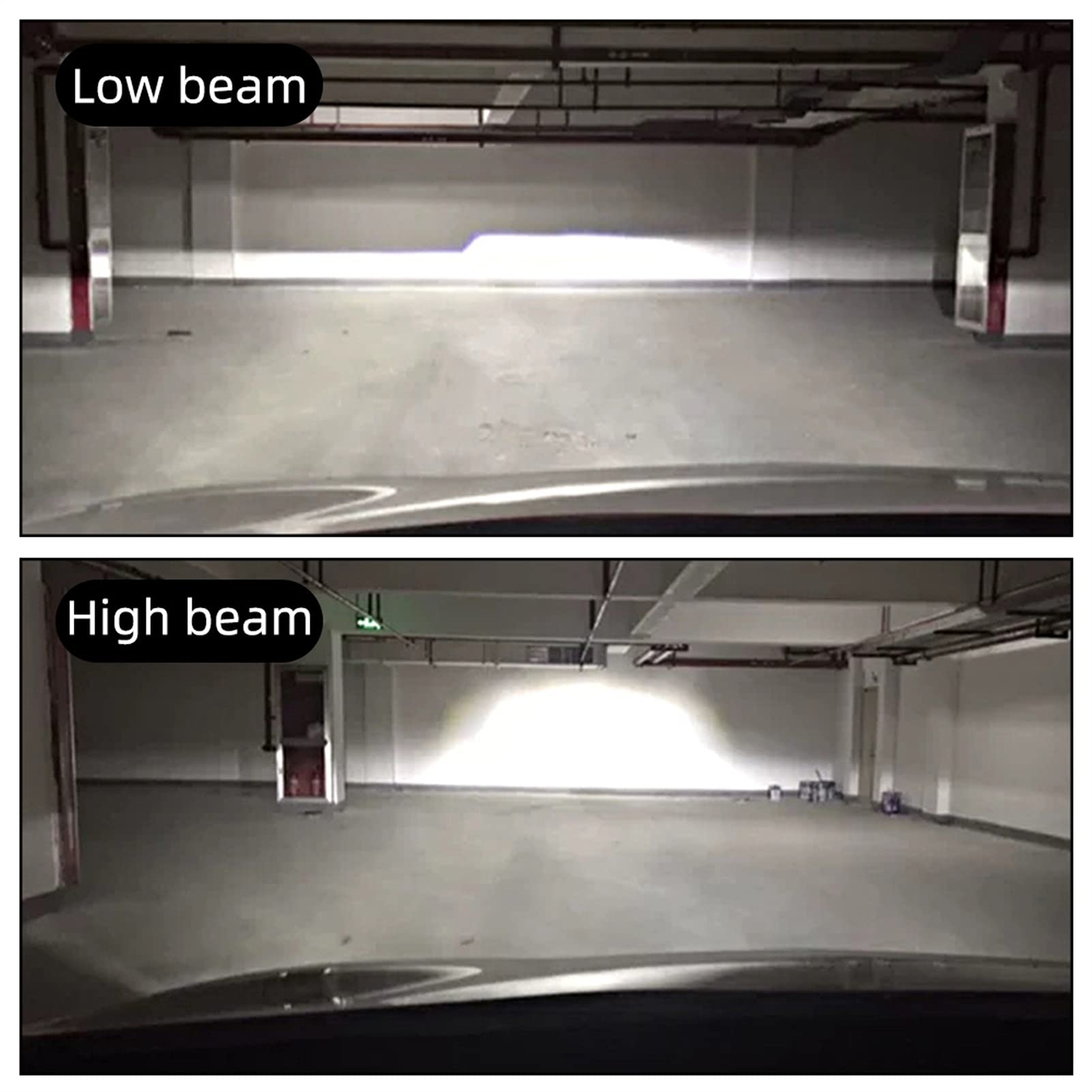 fari a LED 2pcs H4 LED Lampadine del Faro H7 H7 LED Canbus Lights Auto H11 H3 880 881 H1 HB3 9005 HB4 9006 H13 12V 6000K Auto Steplamps 360 ° Luce Lampadina a LED (Size : H4 HB2 9003)