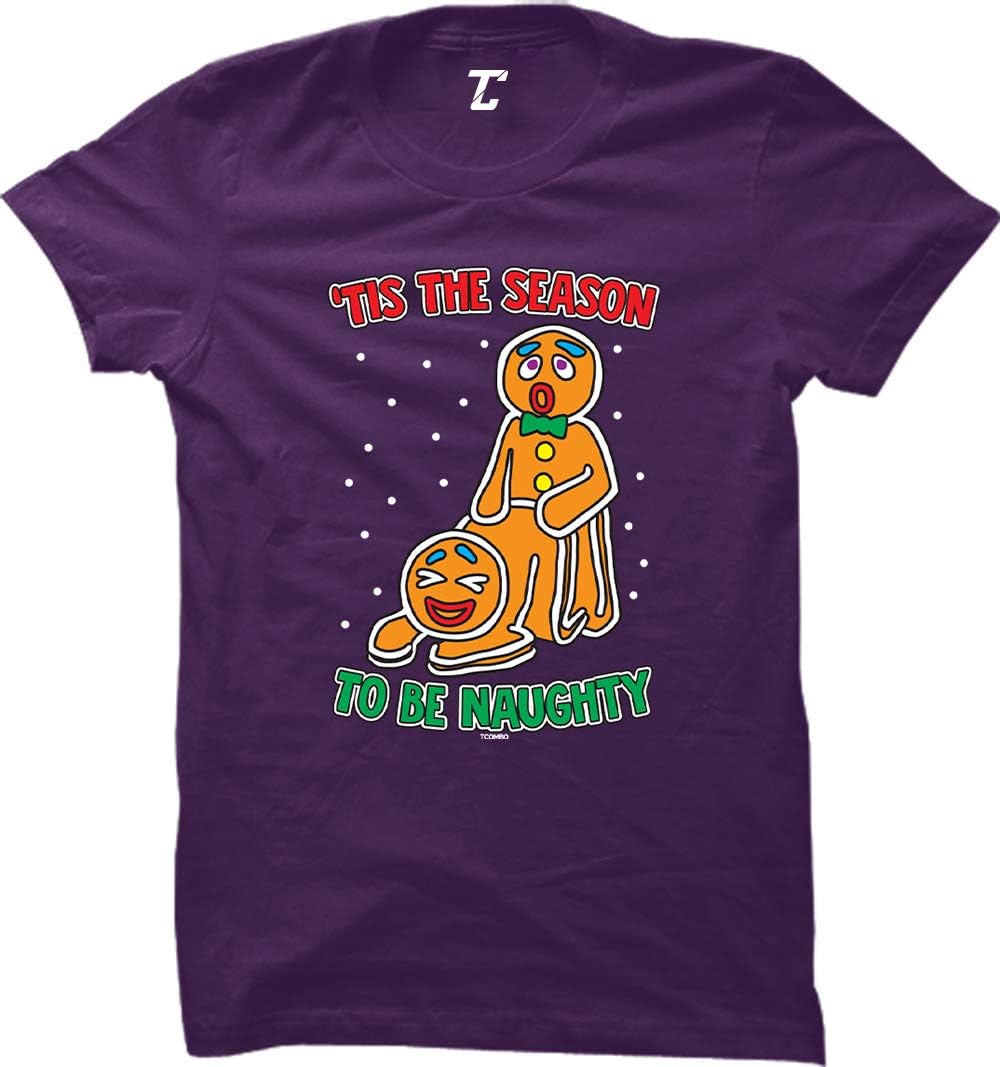 Tis The Season to Be Naughty - Funny Christmas Women's T-Shirt