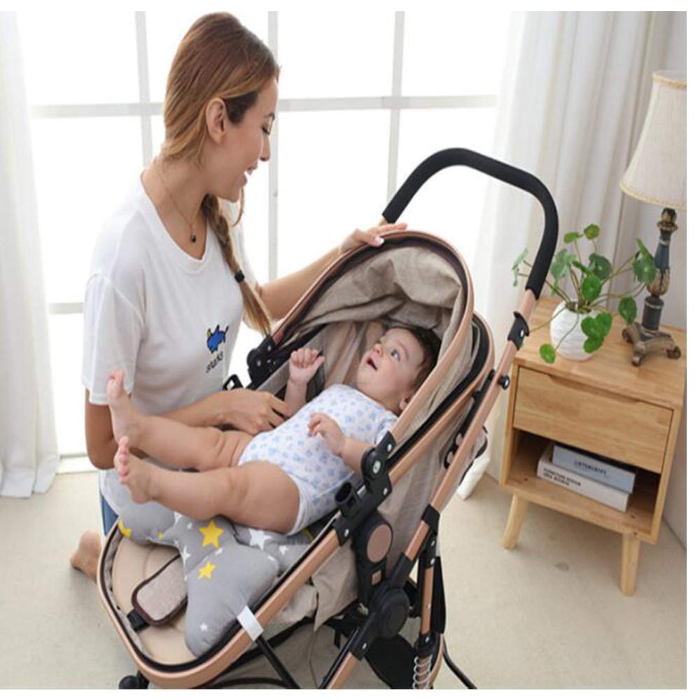 G-Tree Poussette bébé coussin siège en relief haute chaise coton pad pour siège auto et poussette coton chaud épaissie Anti-Humpback hiver coupe-vent Capuche