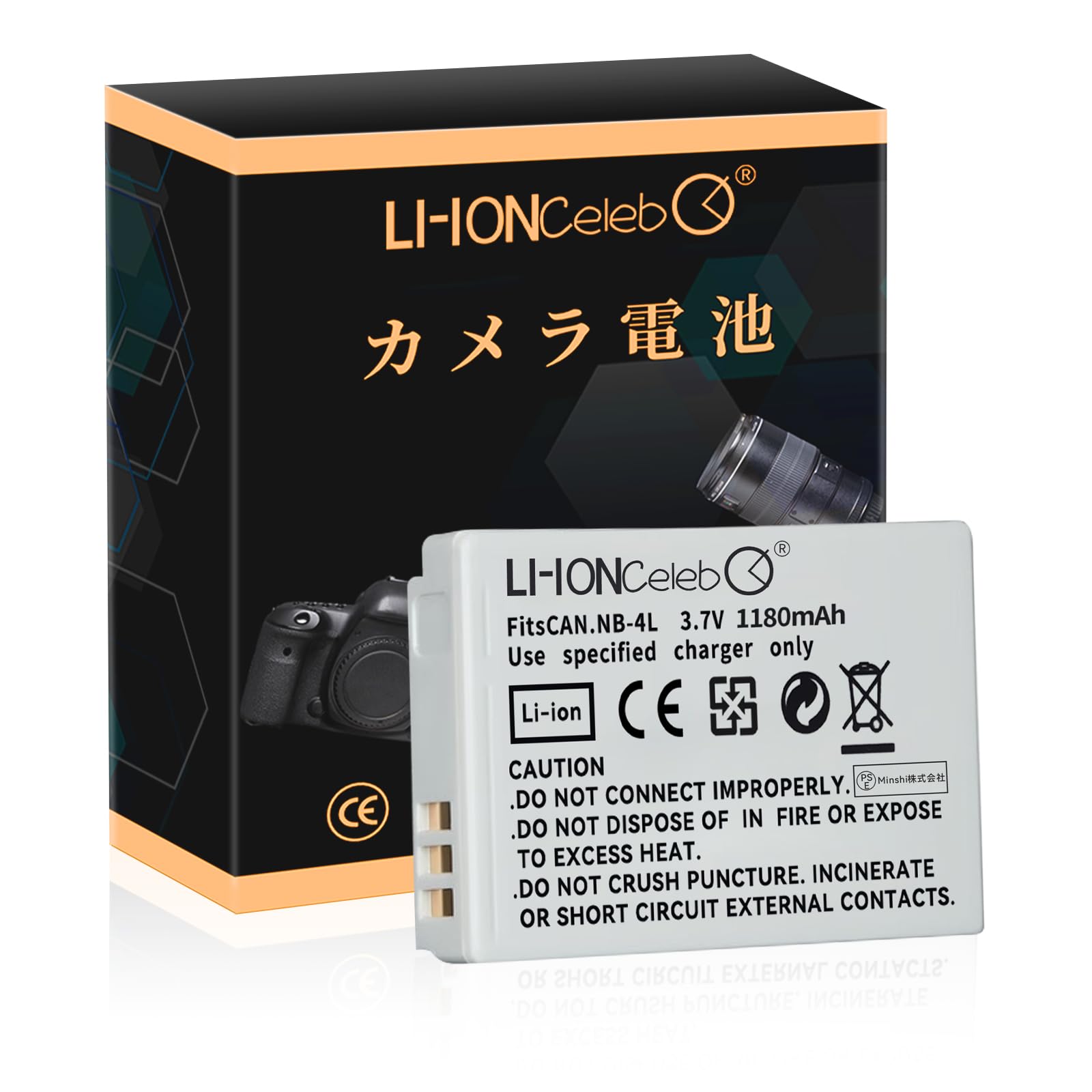 Amazon | Li-ion Celeb CANON対応 NB-4L IXY 410F IXY 400F IXY