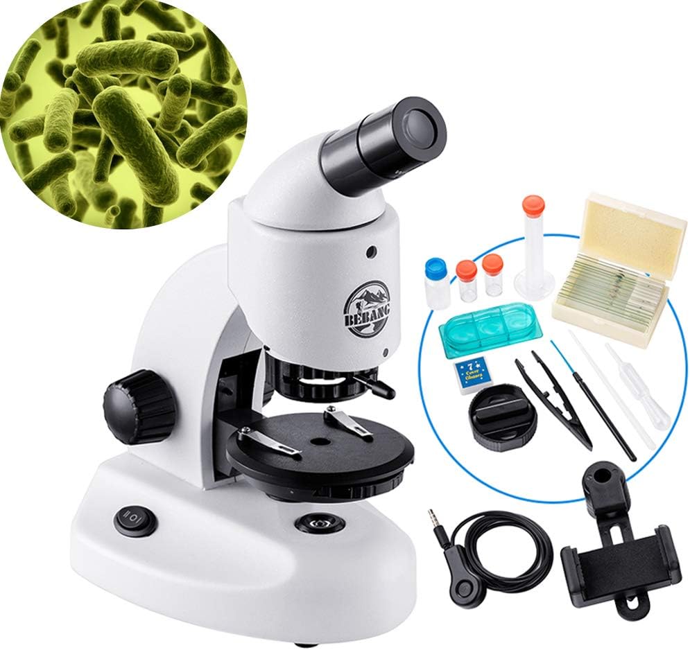 BEBANG Microscope for Kids and Students, Optics Glass Lens