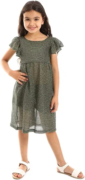 سعر ومواصفات كادي KADY Girls Ruffles Shoulders Stitched Girls Dress Ruffles Shoulders Stitched Girls Dress (B0C5XXQHYS) على Amazon EG
