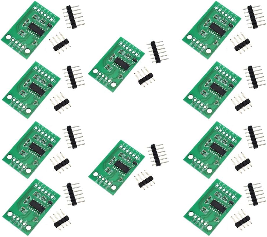 Reland Sun 10PCS HX711 Module Load Cell 24-Bit AD Module Pressure Sensor