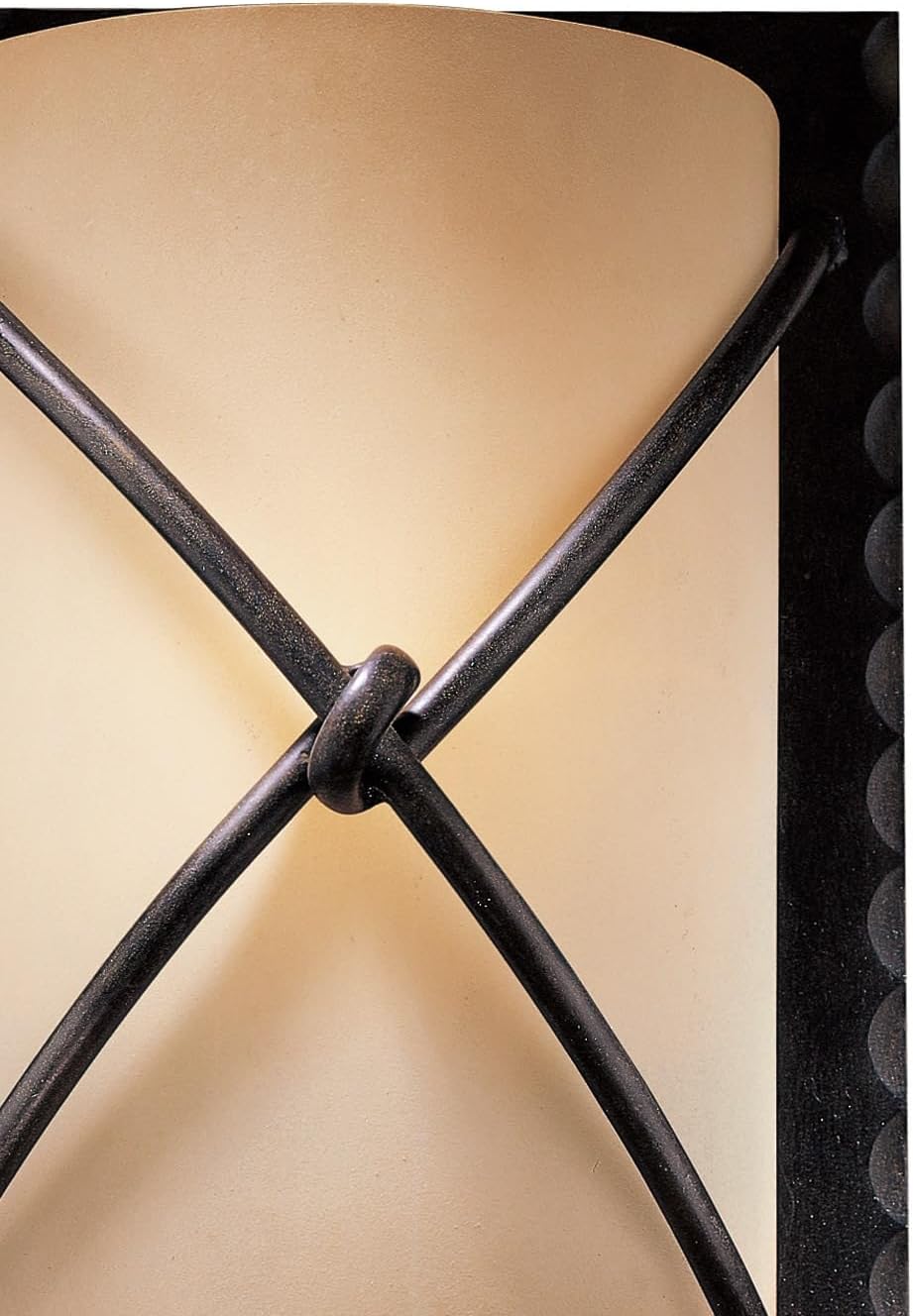 Minka Lavery 1972-138 Aspen II Wall Sconce, 1-Light, 100 Total Watts, 9.25-in H x 12.5-in W, Aspen Bronze