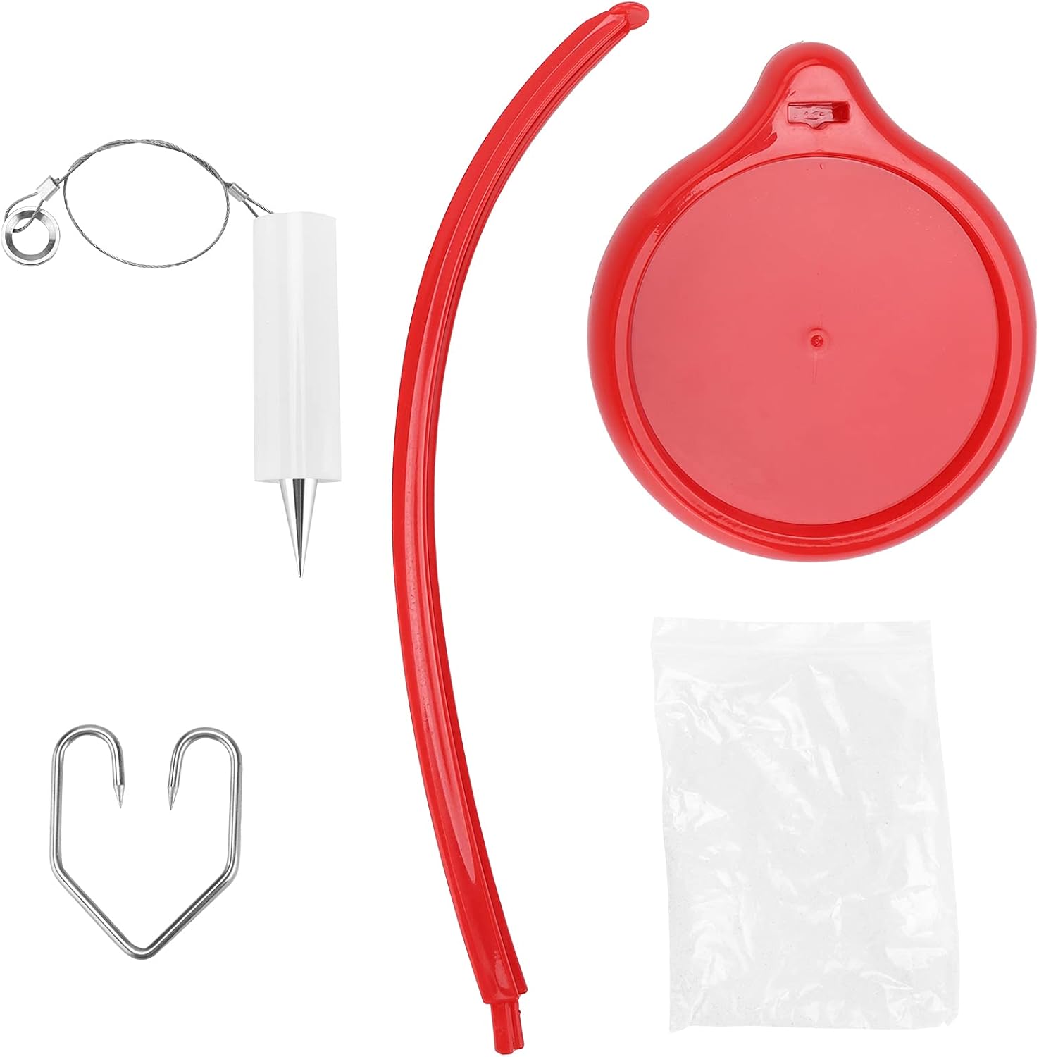 Sand Pendulum, Gravity Stand Ornaments, Sand Pendulum Home Decoration for Educational Toys (Red)