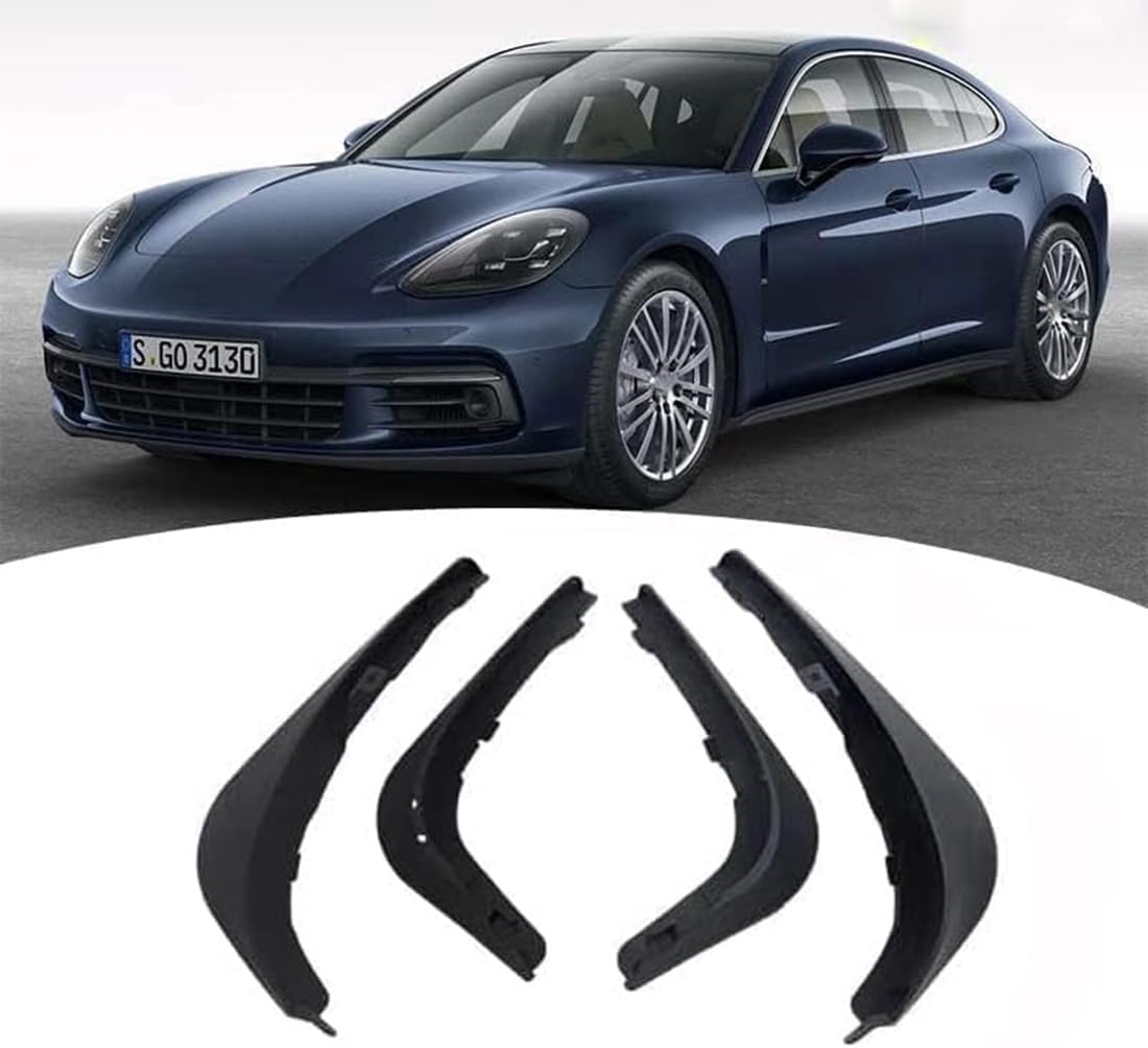 4 parafanghi per auto per Porsche Panamera 2017-2021, parafanghi antifango, protezione dagli schizzi, accessori styling