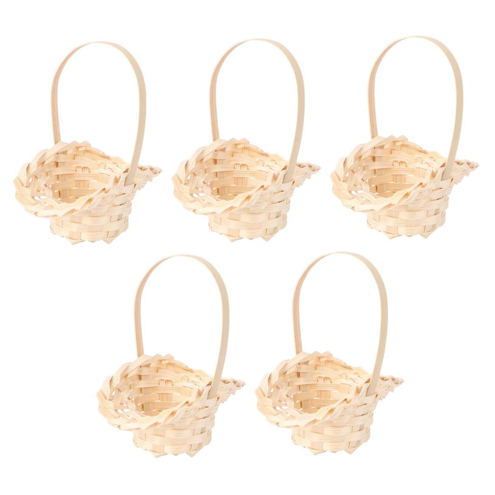 SOLUSTRE 5 Pcs Seagrass Baskets Hand-woven Small Baskets for Plant Delicate Packaging