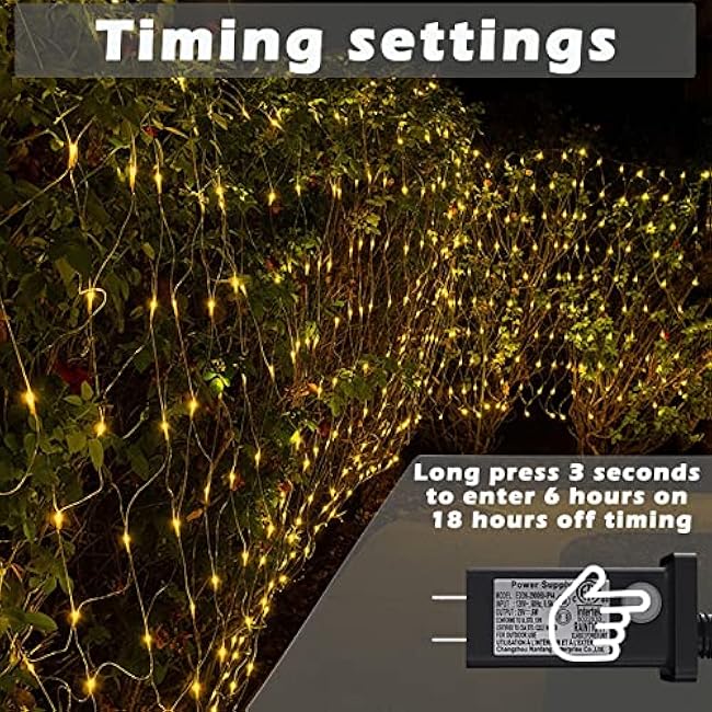Eueasy LED Lights Outdoor Fairy Lights Chandelier - 270L Gazebo Net Lights with 8 Lighting Modes, 10¡Á10 FT Chandelier for Pergolas£¬Wedding, Bush, Christmas