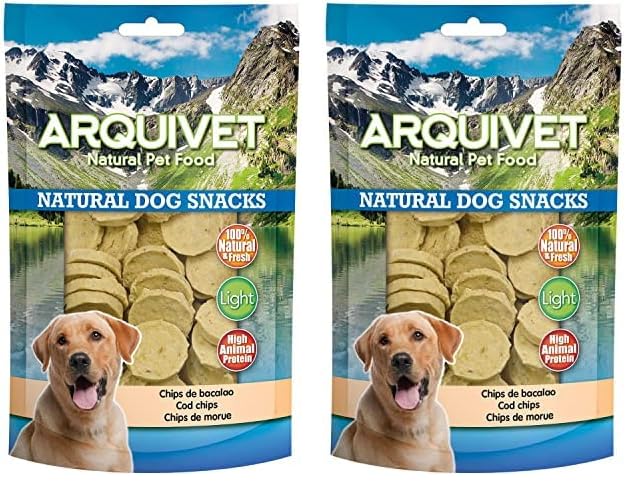 Arquivet Chips de Bacalao, 100 g (Paquete de 2)