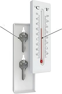 Getarnte Versteck "Thermometer" - Schlüsselversteck Schlüssel Geheimversteck Geheimfach Tresor Safe