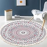 tapis shaggy rouge but Tapis Mandalas Matière: Coton et polyester de haute qualité. Décoration élégante à franges et motif bohème unique, se démarquer sur n'importe quel sol.