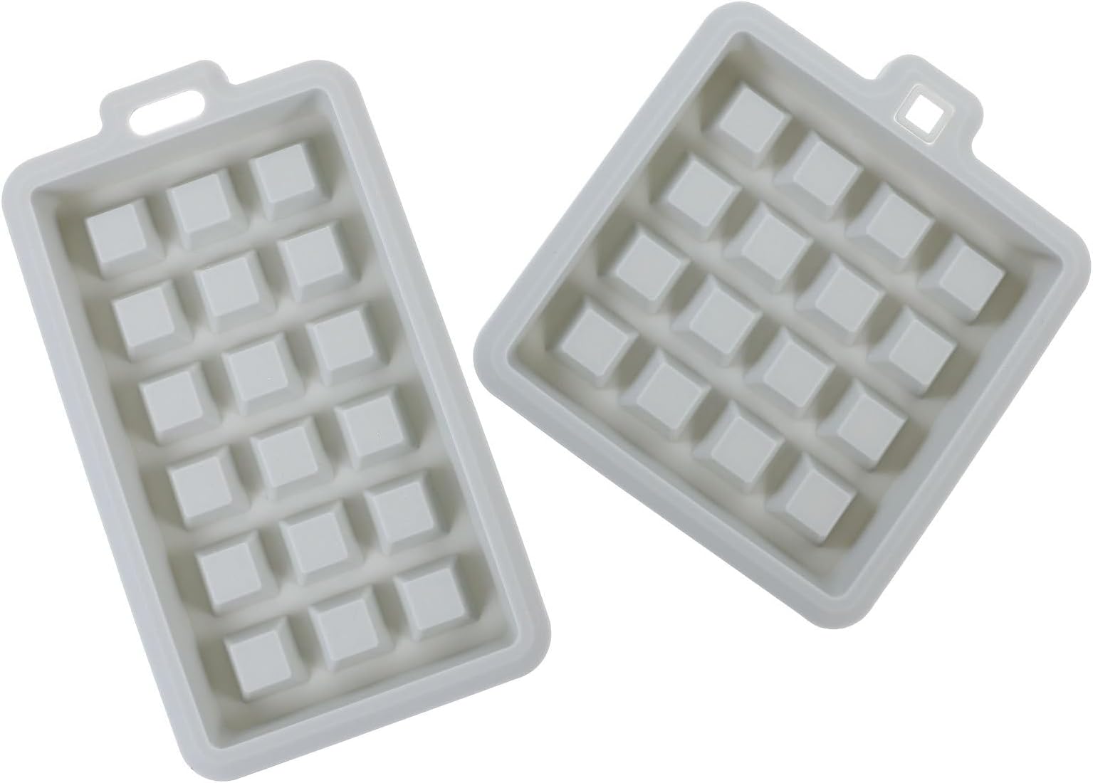 2pcs Silicone Waffle Maker Mold Set, Blue Square Rectangle Cake Making Molds for Baking, Non-Stick Silicone Cake Baking Tray, Suitable for Food and Home Use