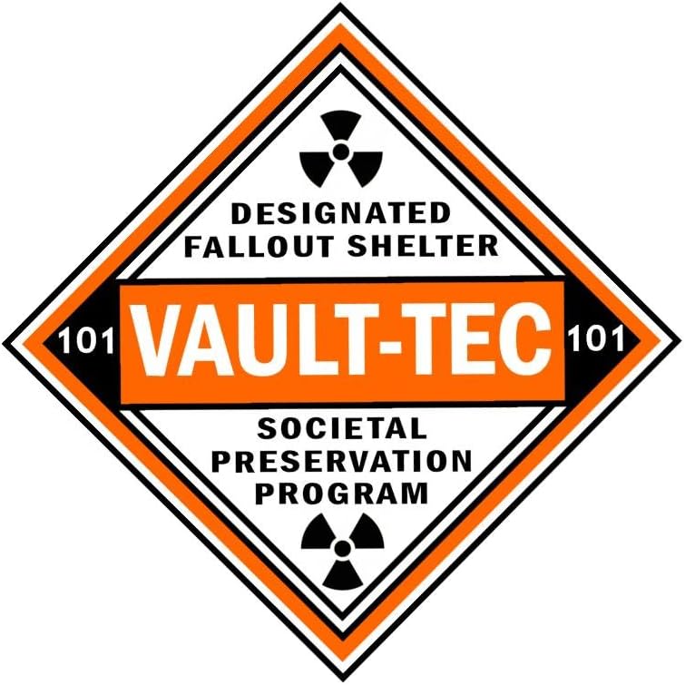 Vault-Tec Designated Fallout Shelter Vinyl Sticker