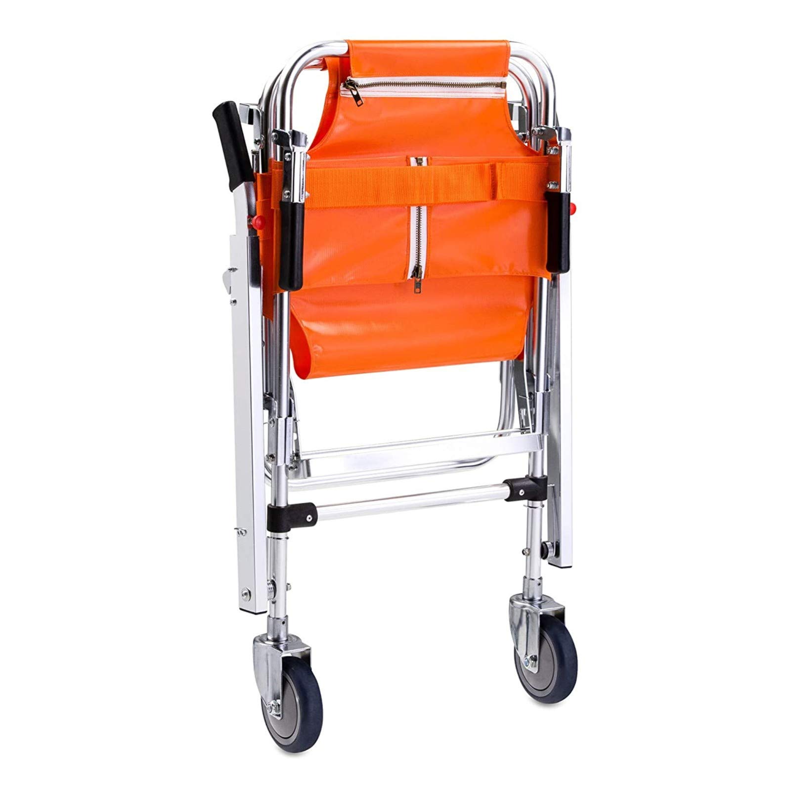 Sedia per Scale Pieghevole, Sedia Montascale Manuale, Sedia Evacuazione, Sedia Portantina per Scale, Sedia Montascale per Disabili, Assistenza Paziente Ambulanza 2 Ruote