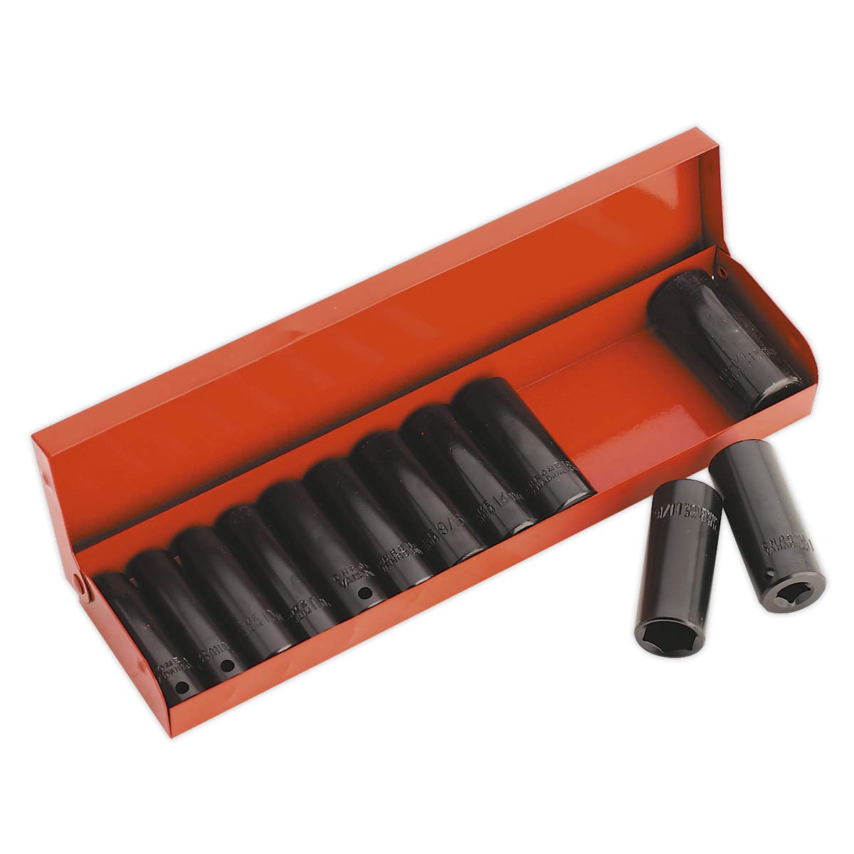 Sealey AK683 Impact Socket Set 12pc Deep 3/8""Sq Drive