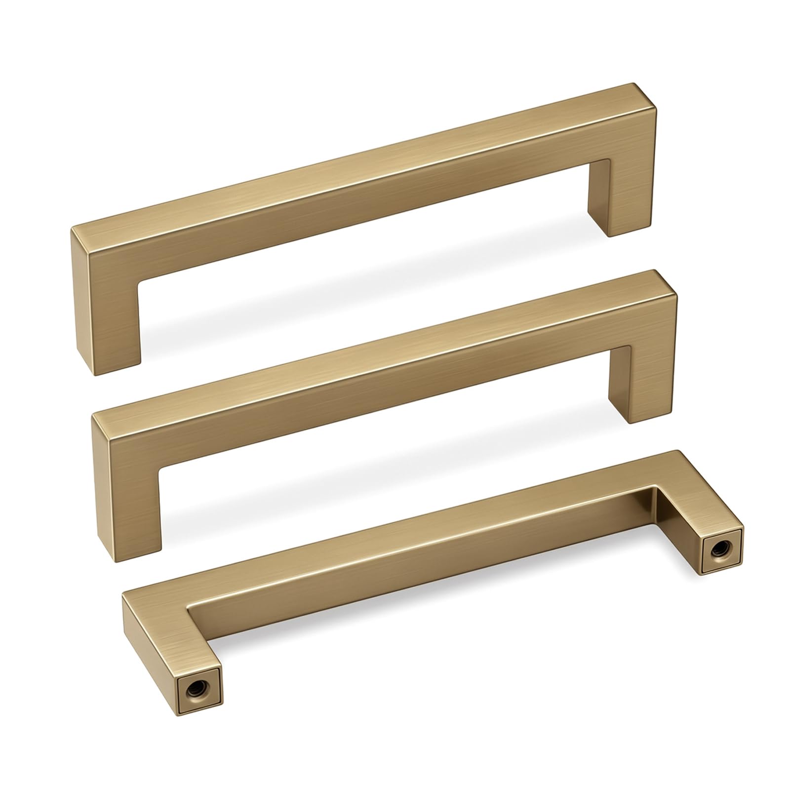 Goldenwarm 10 Pack 5 Inch Gold Cabinet Handles Brushed Gold Cabinet Pulls — Amazon image 20